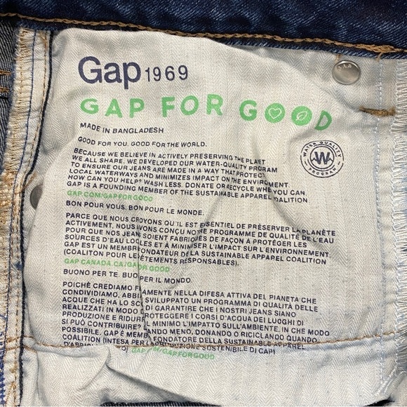 GAP For Good Curvy True Skinny Jeans Dark Wash Denim Size 25R womens like new - Picture 4 of 9